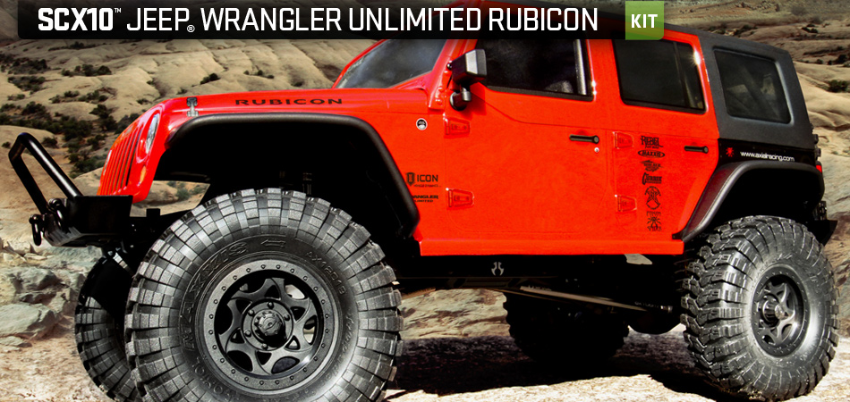 Axial SCX10 Jeep® Wrangler Unlimited Rubicon KIT – ýběr – RoHa's Web